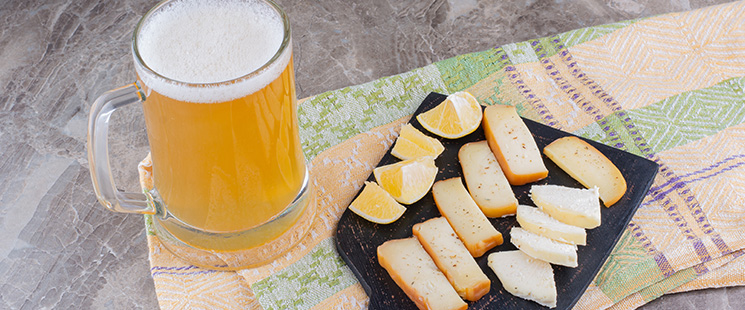 queso y cerveza